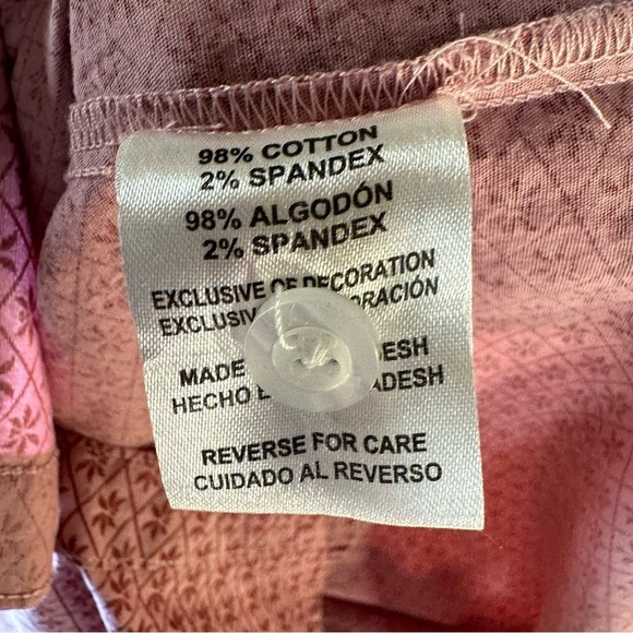 Laguna Red Tropical Short Sleeve Shirt Button Up Mens Medium - Picture 6 of 6